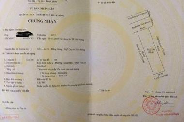 Chỉ hơn 2 tỷ CÓ NGAY LÔ 86 m2 ngang 4,6m TĐC Tasa Bình Kiều, Quận Hải An