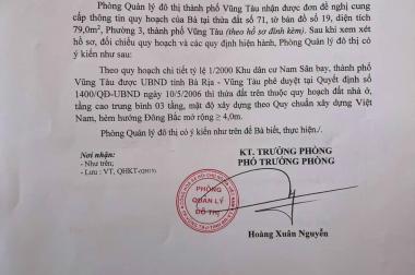 BÁN LÔ ĐẤT ĐỊA CHỈ 11/13 PHAN ĐĂNG LƯU - PHƯỜNG 3 - THÀNH PHỐ VŨNG TÀU