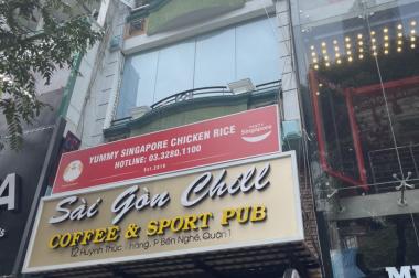 Cho thuê nhà mặt tiền Huỳnh Thúc Kháng Q1, dt:4x16m giá 4000$/th