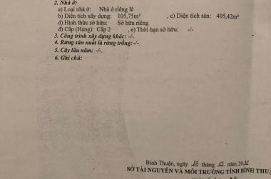 Cần Bán Nhà Mặt Tiền Nhựa Gò Tranh, Xuân An, TP. Phan Thiết, Bình Thuận