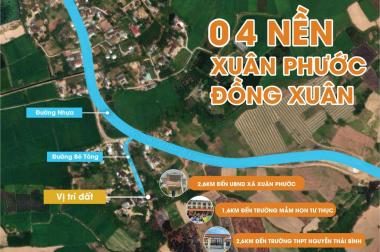Siêu rẻ chỉ 322 triệu sở hữu ngay lô đất đẹp 209m2 trung tâm Xuân Phước, Đồng Xuân có sổ hồng