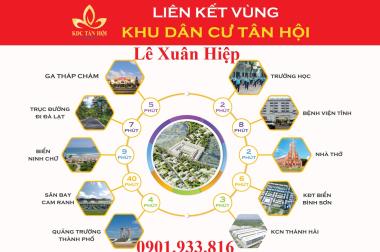 Chỉ với 160tr sở hữu ngay lô đất nền 100m2 tại KDC Tân Hội - Ninh Thuận thổ cư 100%