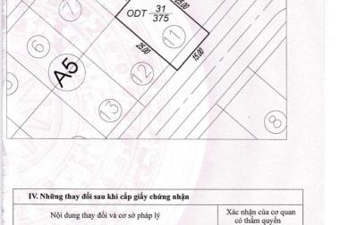 BÁN ĐẤT KĐT CAO XANH HÀ KHÁNH B. DT:375M2,MT:15M,TP.HẠ LONG
