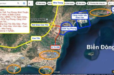 Quỹ đất gần biển hiếm hoi tại Liên Hương,Bình Thuận,gần Sân Bay  và nút giao cao tốc.