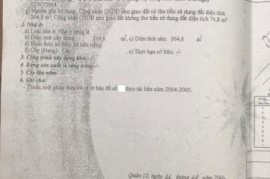 Bán Đất Mặt Tiền đường Trường Trinh Quận 12, Tặng luôn căn nhà