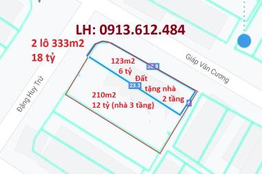 ►Lô 2 Mặt Tiền sát Biển Nguyễn Tất Thành, Đặng Huy Trứ, 123m2, 6 tỷ