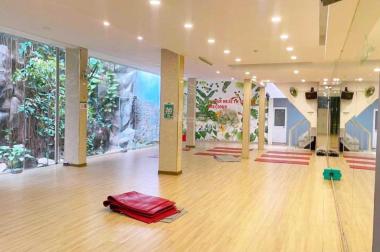Cho thuê tòa nhà làm yoga, gym, bida, 12x20m, 3 tầng, sàn suốt rộng thoáng, mặt tiền Phú Nhuận