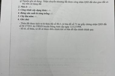 BÁN ĐẤT TIÊN KHA TIÊN DƯƠNG ĐÔNG ANH HÀ NỘI