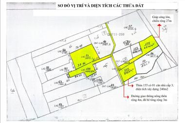 ĐẤT ĐẸP - GIÁ TỐT - Bán gấp các thửa đất liền kề (thửa 53, 149, 154, 155) tại Giồng Trôm, Bến Tre