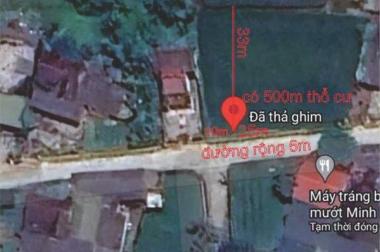 Chính chủ cần bán 850m2 đất tại Thị trấn Thạch Hà, Hà Tĩnh, giá đầu tư