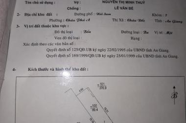 CHÍNH CHỦ Cần Bán Nhanh Căn Nhà Vị Trí Đẹp Tại TP Châu Đốc, An Giang