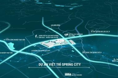 Ra mắt dự án đất nền đấu giá Việt Trì Spring City - Phú Thọ. Giá chỉ 1.2 tỷ/lô