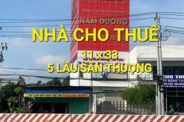 NHÀ Cho Thuê - Toà Nhà Khủng 333m2 5 lầu QL13 Thuận An Bình Dương