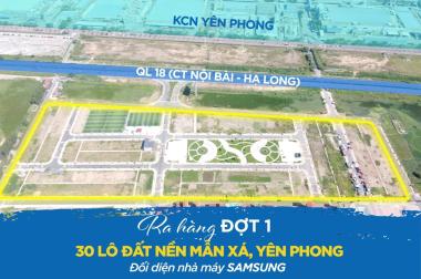 Bán dự án Long Châu Star mặt QL18 Nội Bài  - đối diện Sam Sung Yên Phong - Bắc Ninh