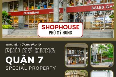 Sở hữu Shophouse Phú Mỹ Hưng trực tiếp chủ đầu tư, có nguồn thu hơn 1,6 tỷ/năm. Trả góp 0% ls đến