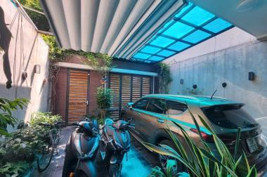 biệt thự sân vườn Long Biên, 180m x 4tầng, mặt tiền 6.1m, phân lô ôtô tránh