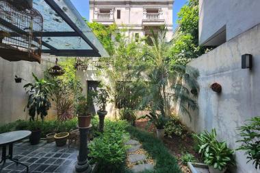 biệt thự sân vườn Long Biên, 180m x 4tầng, mặt tiền 6.1m, phân lô ôtô tránh