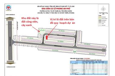 Đất nền KDC Lê Phong An Phú 1, Thuận An, Bình Dương, 68m2, 100% thổ cư, giá 1.75 tỷ.