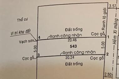 Bán gấp lô đất đường 52 Phạm Văn Đồng, Hiệp Bình Chánh, DT 102m2 (5 x 20) giá 4,5 tỷ