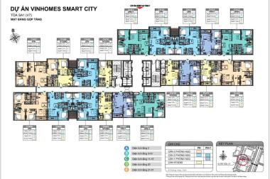 Bán căn hộ The Sakura SA1 2PN +1, 70m2 giá 3 tỷ 7, mua bán căn hộ Vinhomes Smart City Tây Mỗ Nam Từ Liêm