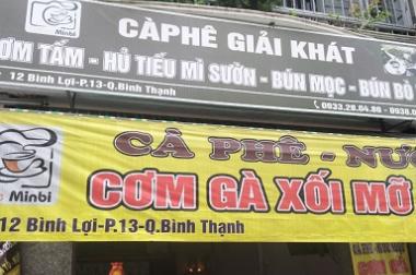 Chính chủ cần bán nhà mặt tiền Bình Lợi, P13, Bình Thạnh