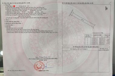 CHÍNH CHỦ- Cần Bán Lô Đất Trên Đất Có Nhà Tại khu phố 3, Trảng Dài , Biên Hoà , Đồng Nai
