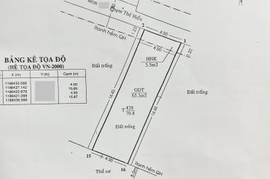 Bán ĐẤT thổ cư Rất Rẻ Quận 8, không qui hoạch, không lộ giới