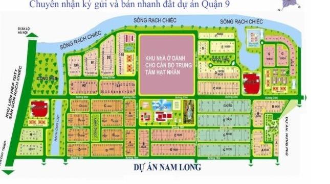 Bán đất nền dự án Nam Long, Q. 9 giá chỉ 77tr/m2, sổ đỏ chính chủ
