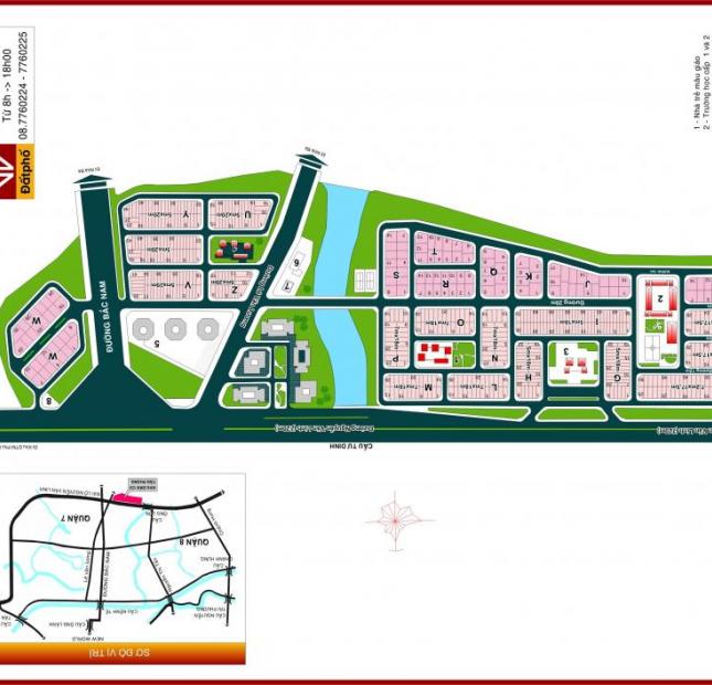 Cần bán đất khu Sadesco Ven Sông quận 7, giá tốt