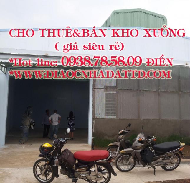 Cho thuê 3 nhà xưởng huyện Bình Chánh 500m2 - 1000m2 giá siêu rẻ