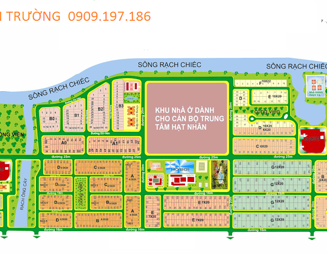 Cần bán đất dự án Nam Long, Quận 9, sổ đỏ, giá 55tr/m2 dt 90m2