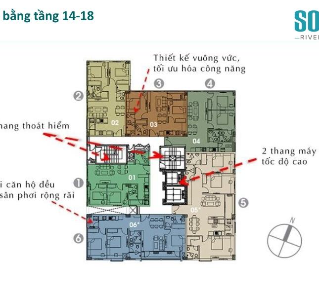Bán căn hộ 54m2 có sổ đỏ ở CT1B chung cư CT1 Thành Phố Giao Lưu