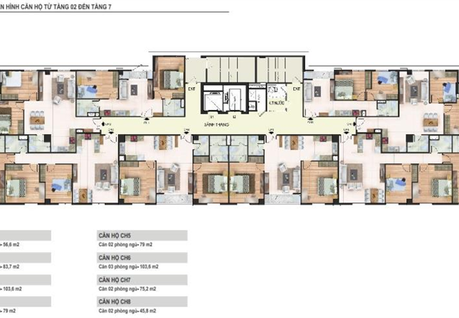 Chung cư Condominium 259 Yên Hòa Cầu Giấy 2 phòng ngủ chỉ từ 1.2 tỷ/căn