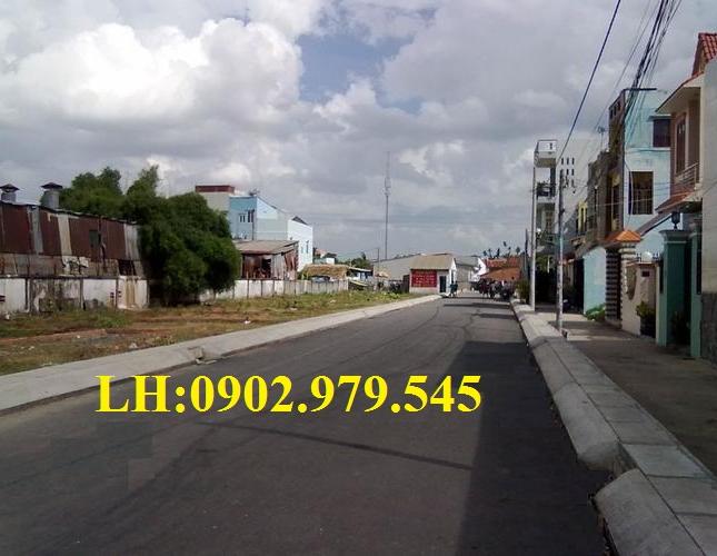Bán đất ngay cầu Lớn, Hóc Môn, dt: 5x20m giá 250 triệu, sổ hồng riêng (chính chủ). LH: 0902.979.545