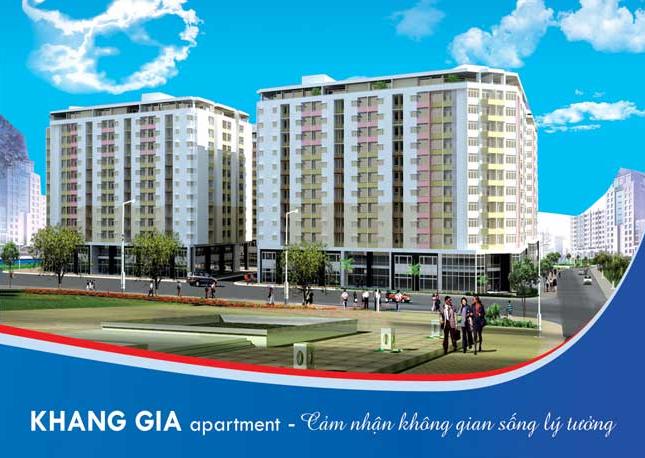 Bán căn hộ chung cư Khang Gia Gò Vấp block 1 - 55m2, tháng 11/2015 giao nhà