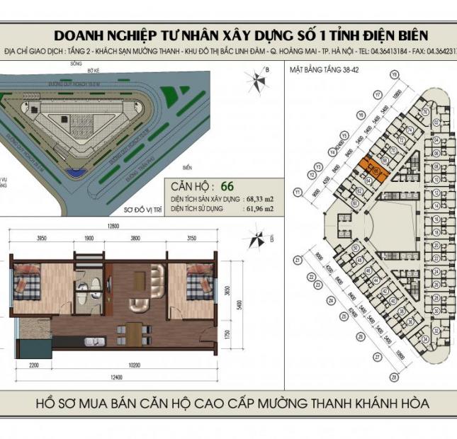Mường Thanh 04 Trần Phú Nha Trang cần chuyển nhượng gấp 1 số căn hộ đẹp và độc – LH 0903564696