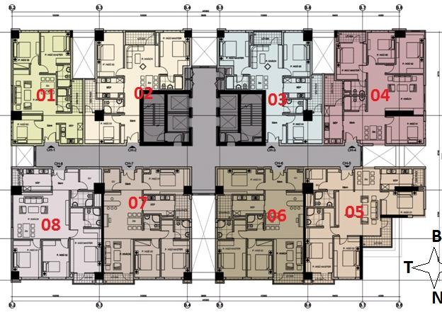 Chung cư Ngoại Giao Đoàn - Bắc Từ Liêm bán căn hộ 07 - tòa N01T3, diện tích 127m2, vị trí đắc địa