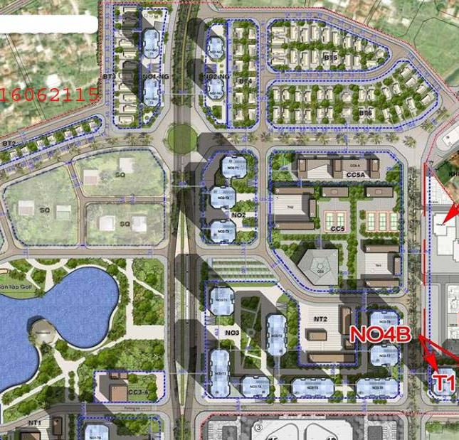 Bán căn hộ 06 tòa N04A công vụ tháp B Khu Ngoại Giao Đoàn diện tích 59,2m2