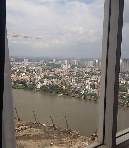Cho thuê căn hộ cao cấp Saigon Pearl, Bình Thạnh, 3 phòng ngủ, nội thất cơ bản, 206m2 giá 40 triệu/tháng