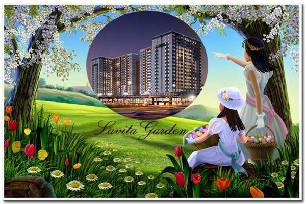 Căn hộ Lavita Garden liền kề Parkson Cantavil - Khu An Phú - An Khánh Q. 2 với giá chỉ 19tr/m2