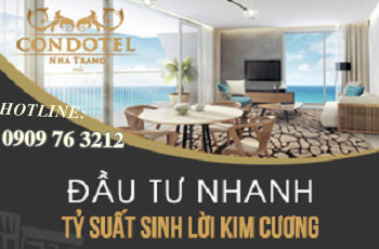 Đầu tư bất động sản nghỉ dưỡng chỉ với 2 tỷ, tại Vinpearl Condotel Nha Trang. Hotline: 0909763212