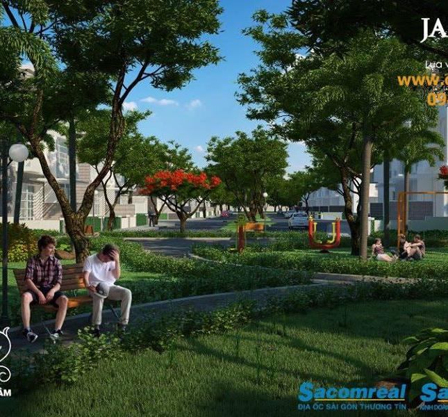 Sacomreal mở bán đợt 1 dự án biệt thự ven sông Jamona Golden Silk Quận 7, Bùi Văn Ba, nhiều ưu đãi