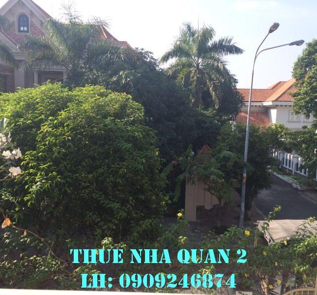 Cho thuê villa MT Quận 2 Thảo Điền 400m2, 72 triệu/tháng (0909246874)