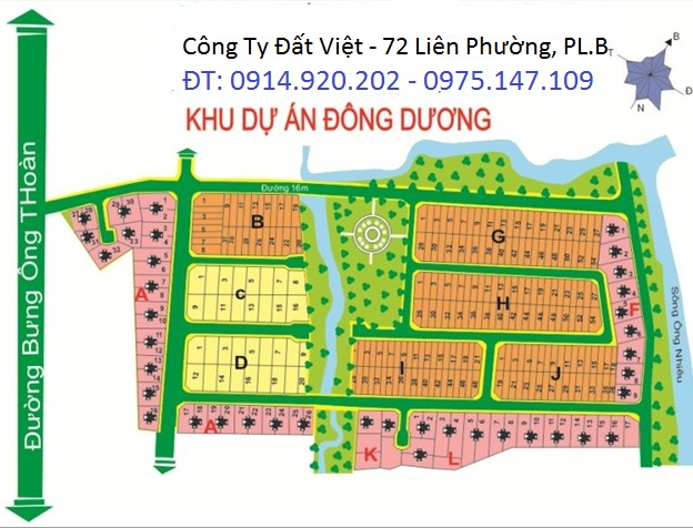 Bán đất nền dự án tại phường Phú Hữu, Quận 9, Hồ Chí Minh, dự án Đông Dương