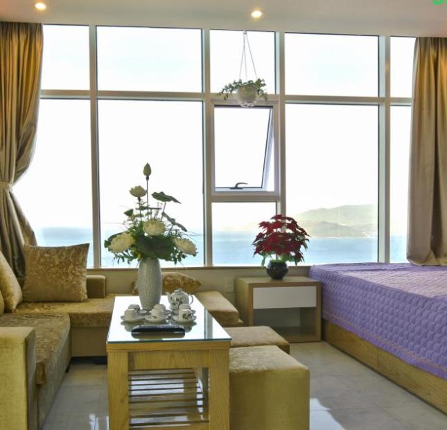 Thuê căn hộ du lịch view biển 2 giường giá rẻ ở Mường Thanh Nha Trang. LH: 0906.417.494