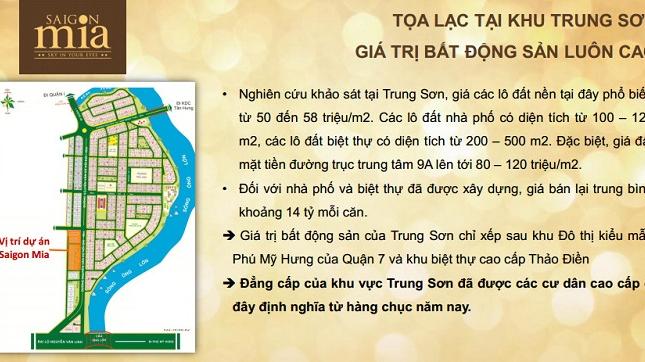 CHCC 5 sao Sài Gòn Mia KDC Trung Sơn tặng phí quản lý và nội thất bếp nhà tắm CK cao 8-18%
