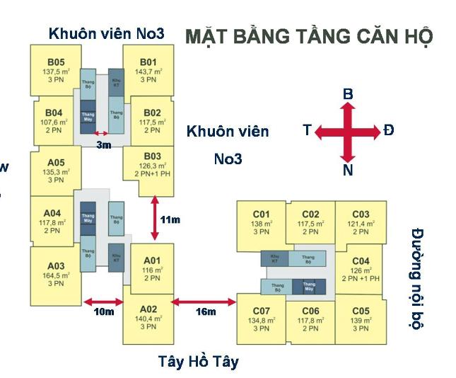 Bán căn hộ chung cư N03T3 –T4 Ngoại Giao Đoàn – Từ Liêm, giá hợp lý vị trí đẹp view Hồ Tây