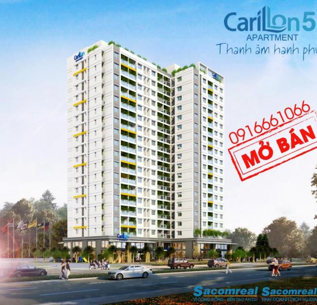 CĐT Sacomreal mở bán dự án Carillon 5 tại trung tâm Tân Phú, giá gốc đợt 1 CĐT. LH 0916661066