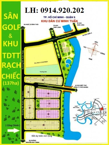 Bán đất nền dự án tại KDC Hoàng Anh Minh Tuấn, Đỗ Xuân Hợp, Quận 9(TP Thủ Đức)
