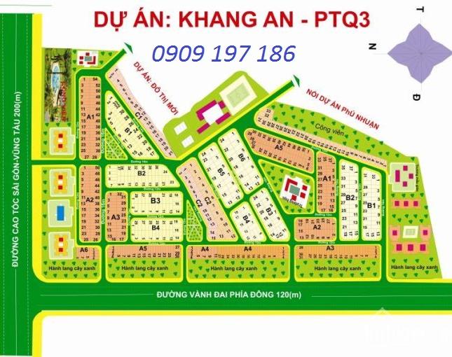 Cần bán đất nền dự án Phát Triển Nhà Quận 3, Khang An, quận 9